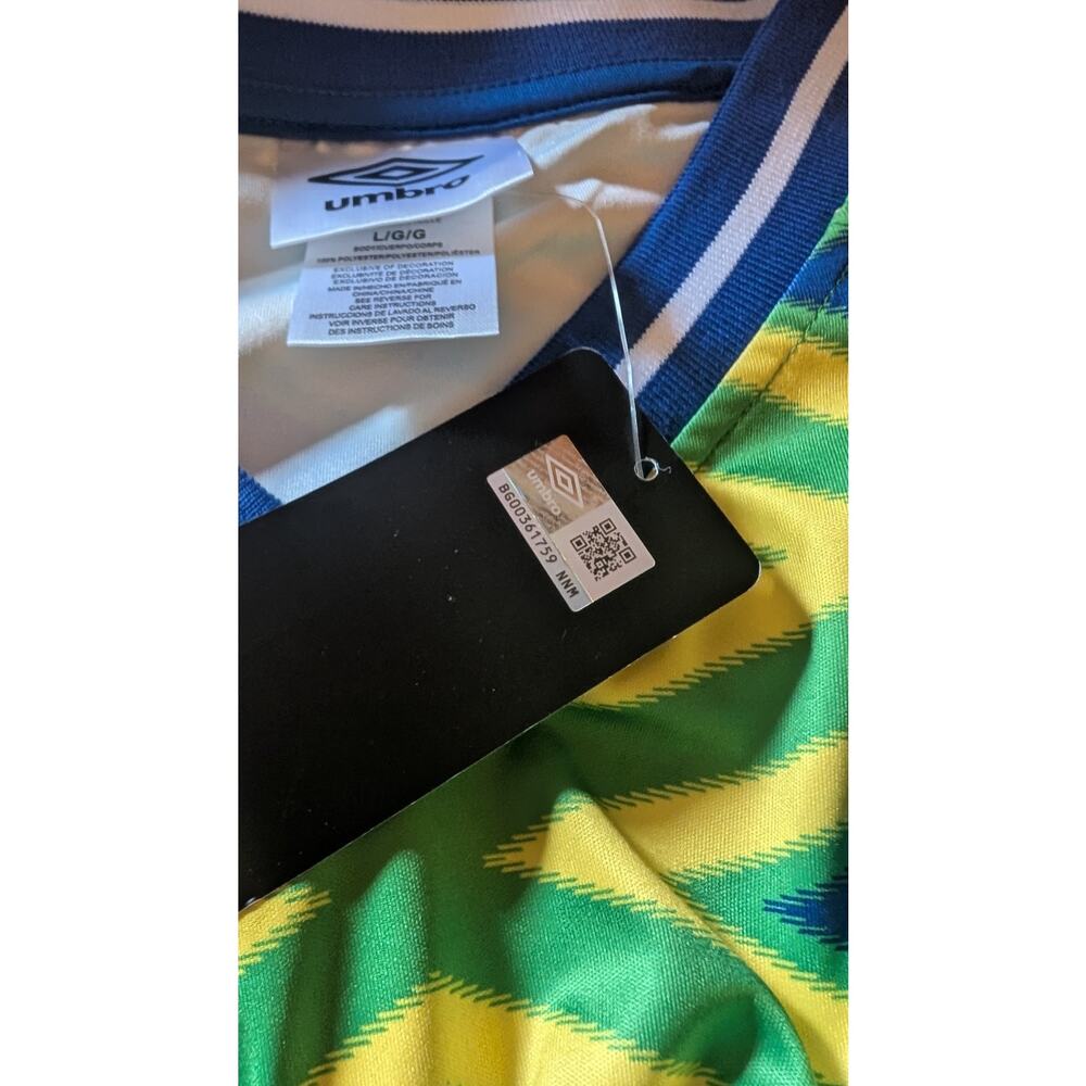 Umbro Brazil Soccer Jersey World Cup 2026 Football Men's LARGE NEW NWT‎ - Picture 5 of 5